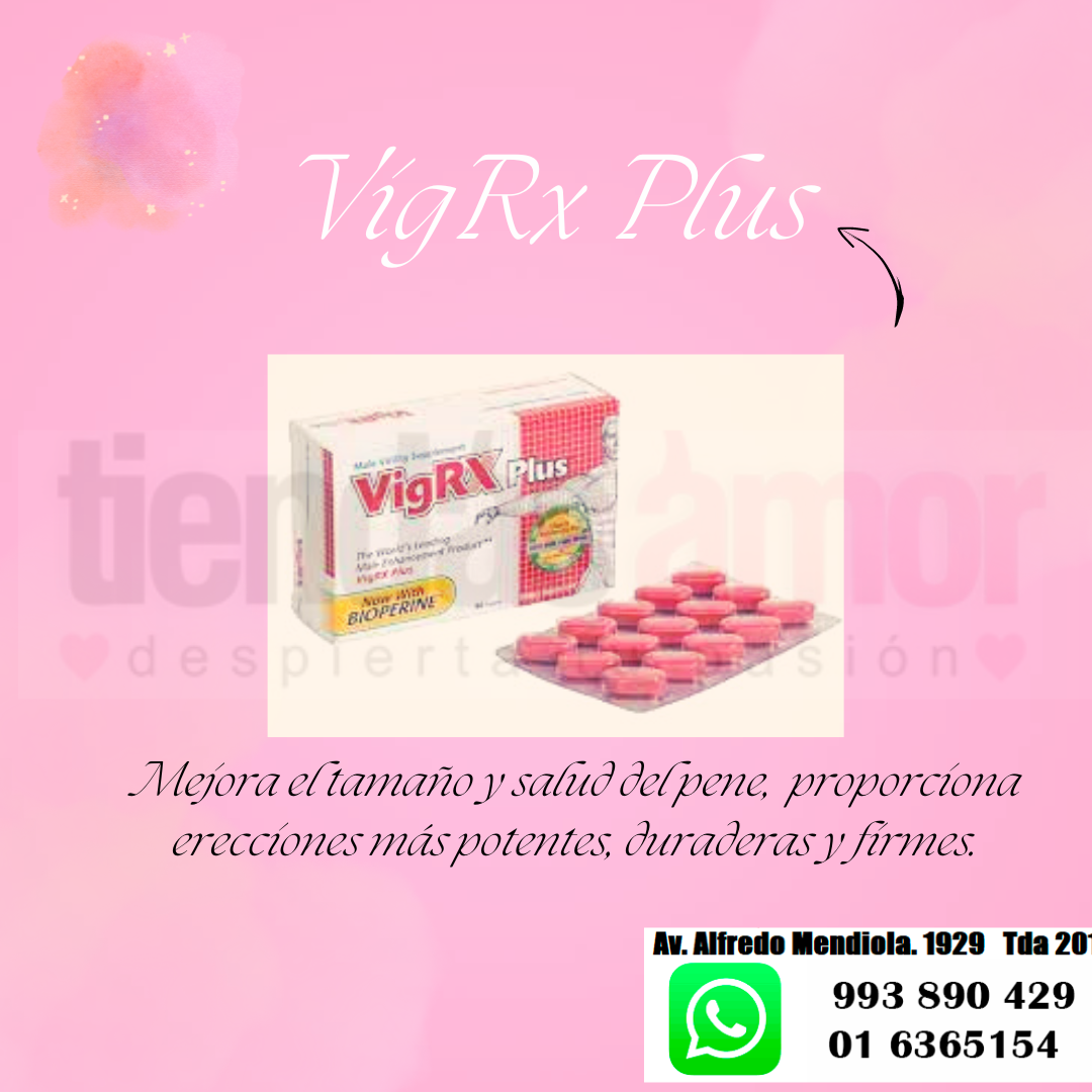 VIGRX POTENCIADOR CRECIMIENTO DEL PENE NATURAL 